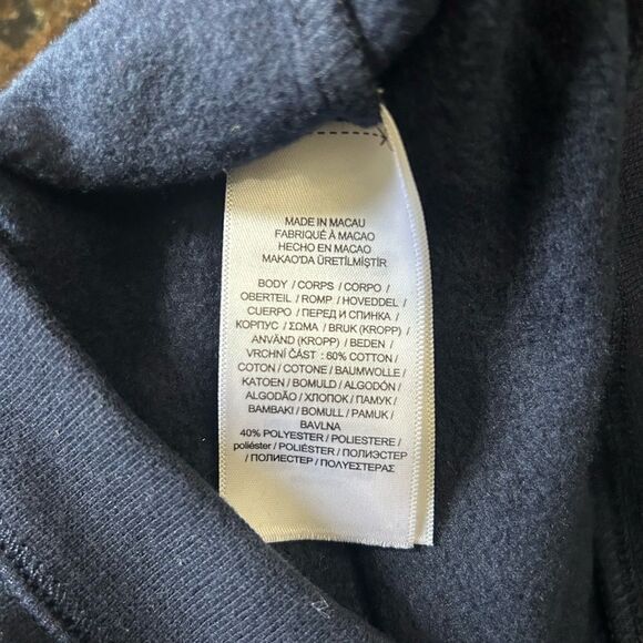 Ralph Lauren Navy Blue Crewneck Kids with pony NEW - Picture 6 of 6